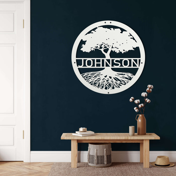 Personalized Family Tree Metal Wall Art - Decor available at Dekadron for $74.90
