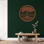 Personalized Family Tree Metal Wall Art - Decor available at Dekadron for $74.90
