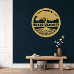 Personalized Family Tree Metal Wall Art - Decor available at Dekadron for $74.90