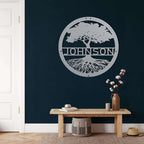Personalized Family Tree Metal Wall Art - Decor available at Dekadron for $74.90