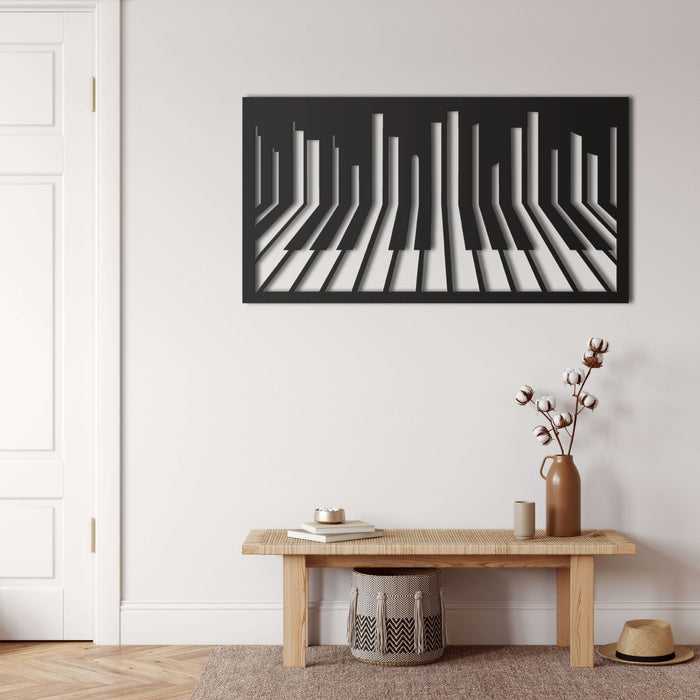 Piano Metal Wall Art - Decor available at Dekadron for $89.90