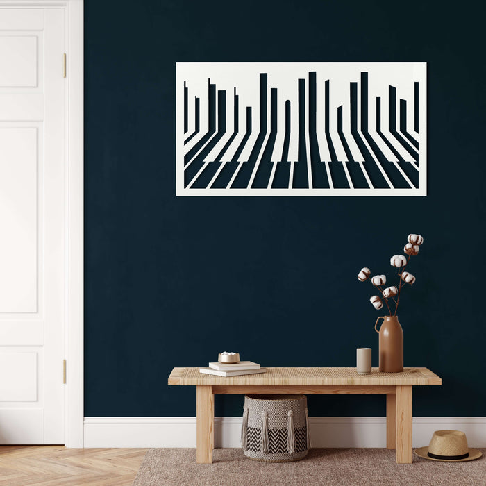 Piano Metal Wall Art - Decor available at Dekadron for $74.90