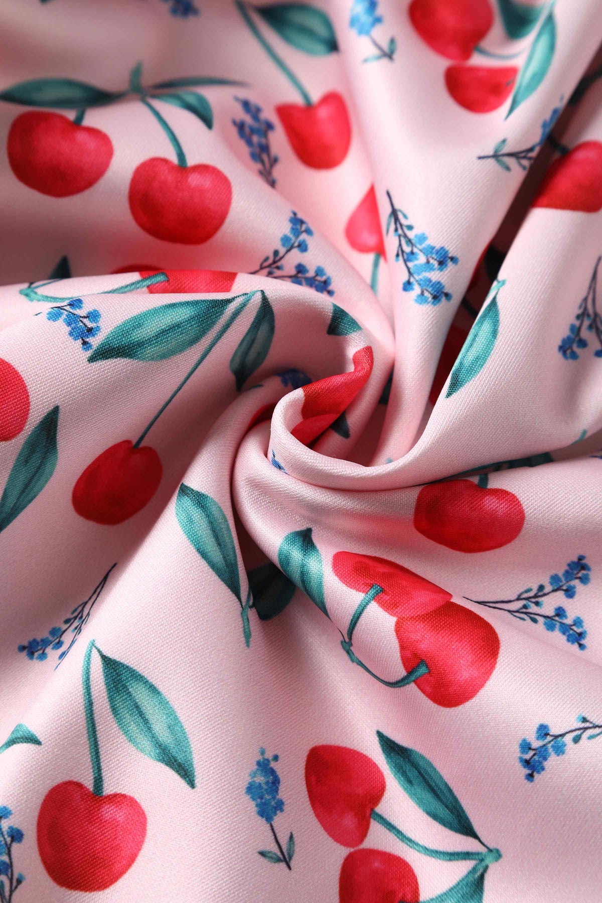 Amanda Pink Cherry Flared Dress