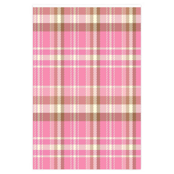 Pink Plaid Wrapping Paper - Beguiling Phenix Boutique