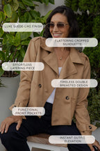 Piper Jacket Olive With Pocket