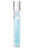 Lavender Stardust Pool Sparkle Cosmic Lip Gloss in light blue with shimmer on rave makeup lip gloss — front view
