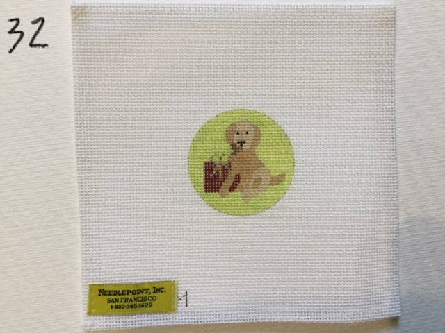Puppy Present Mini Round