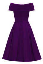 Beverly Purple Off Shoulder Dress