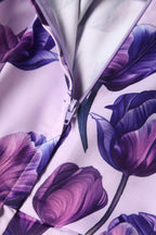 Amanda Purple Tulip Swing Dress