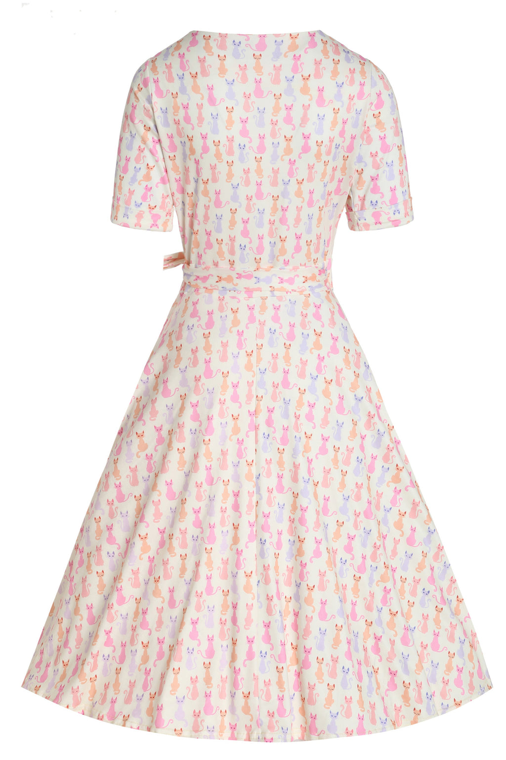 Matilda Rainbow Cat Wrap Dress