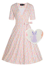 Matilda Rainbow Cat Wrap Dress