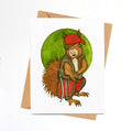 PinkPolish Design Note Cards "Rapscallion" Handmade Notecard