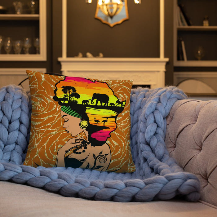 Remembering My Roots Throw Pillow - Beguiling Phenix Boutique