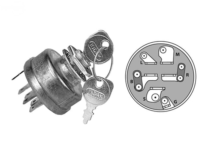 Replacement Ignition Switch for Cub Cadet MTD 725 - 3163, 925 - 3163 | CC3163, CC3163 | MowMore