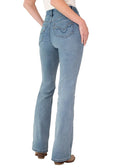 Rock & Roll Cowgirl Women's Sculpted Light Wash High-Rise Bootcut Jeans BW4HD09922
