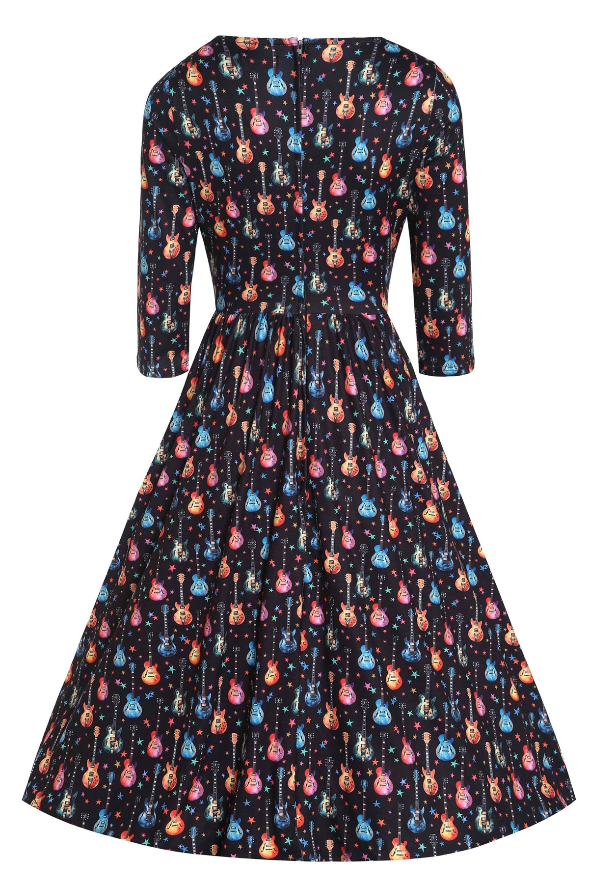 Billie Rockstar Black Long Sleeved Dress