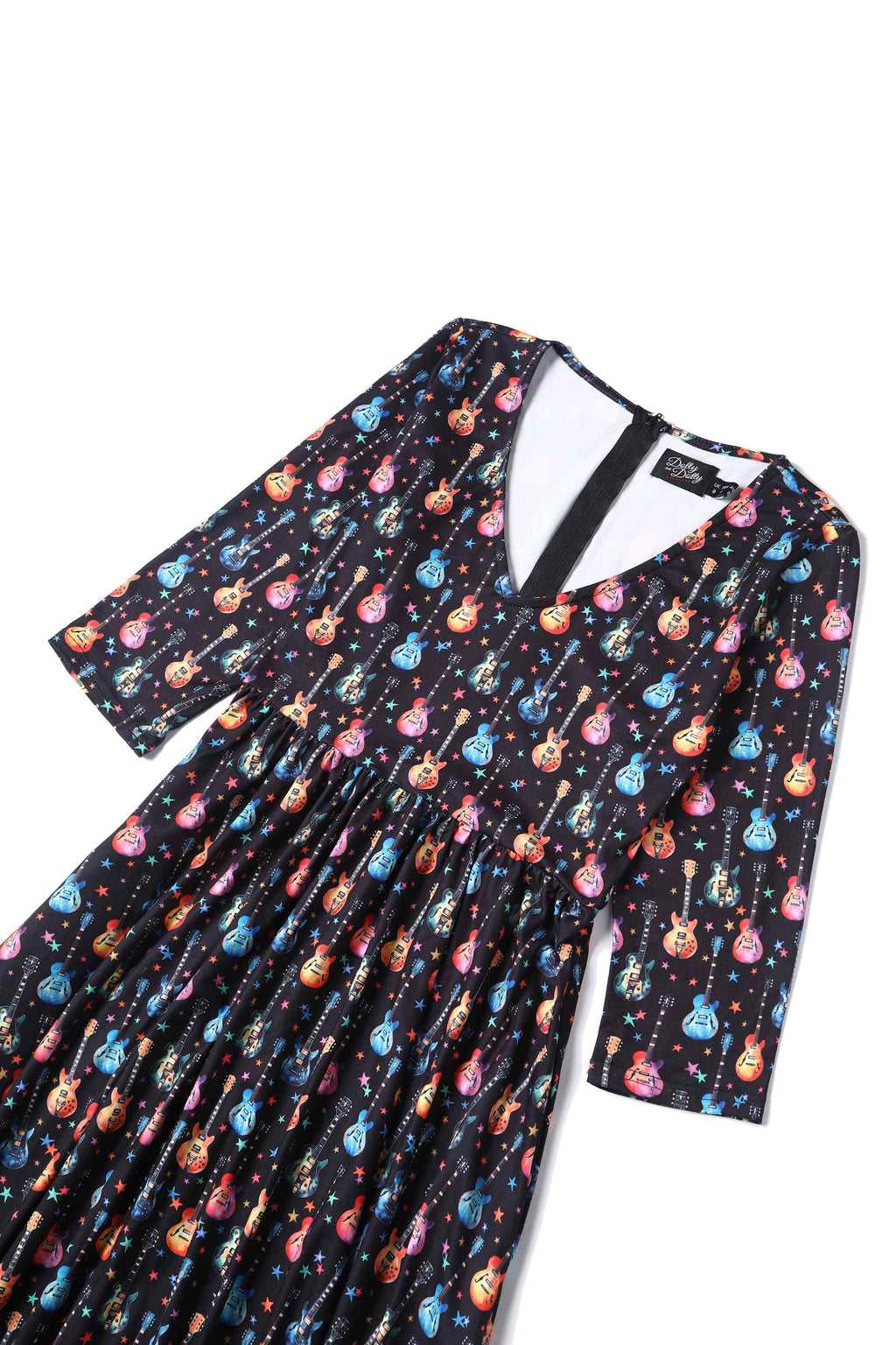 Billie Rockstar Black Long Sleeved Dress