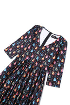 Billie Rockstar Black Long Sleeved Dress