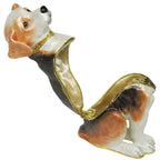 RUCINNI Beagle Jeweled Trinket Box