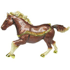 RUCINNI Horse Jeweled Trinket Box