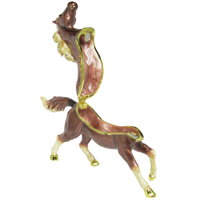 RUCINNI Horse Jeweled Trinket Box