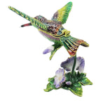 RUCINNI Hummingbird Jeweled Trinket Box, Purple