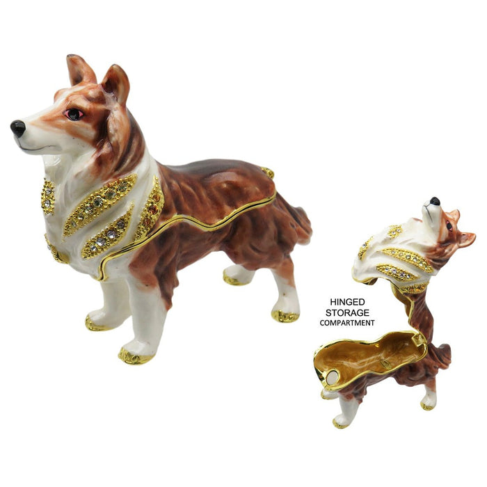 RUCINNI Lassie Jeweled Trinket Box