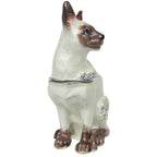 RUCINNI Siamese Cat Jeweled Trinket Box
