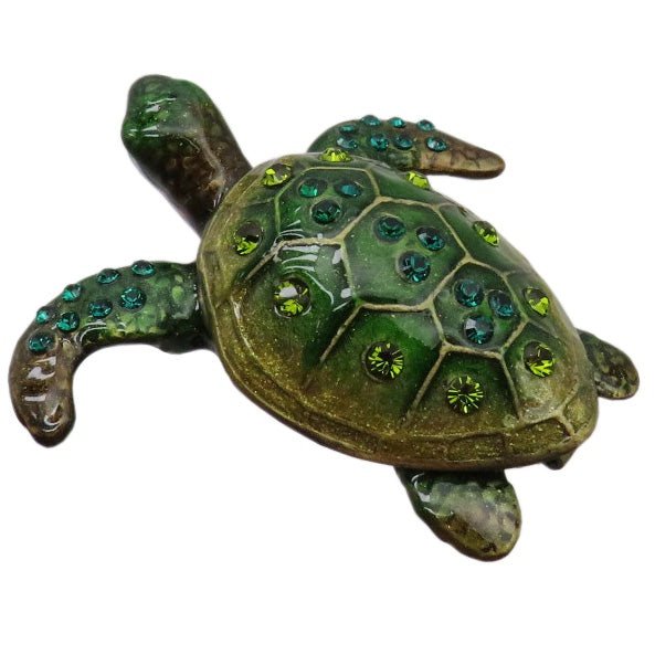 RUCINNI Turtle Crab Jeweled Trinket Box