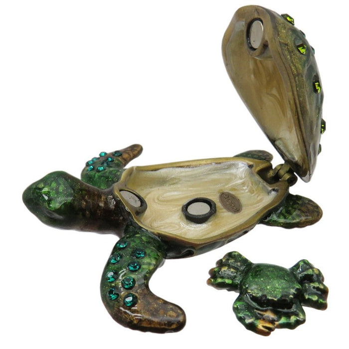 RUCINNI Turtle Crab Jeweled Trinket Box