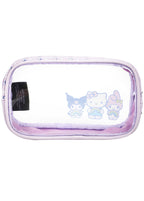 Bioworld Sanrio Hello Kitty and Friends Self Care Cosmetic 4PC Set in multi — Kuromi hair clip detail view