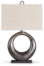 Saria - Metal Table Lamp  - Antique Silver Finish