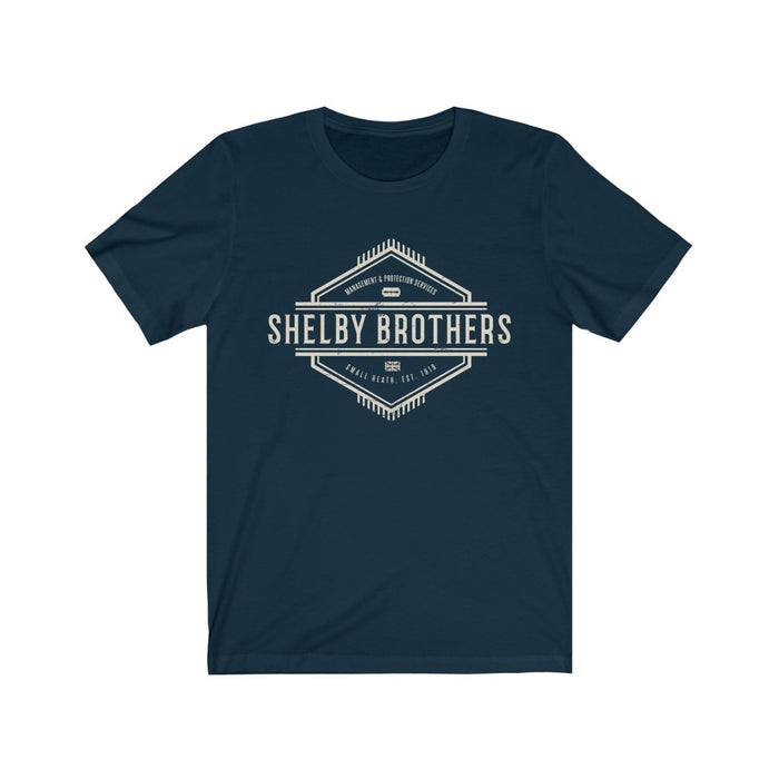 Shelby Brothers Management Unisex Jersey Short Sleeve Tee Navy