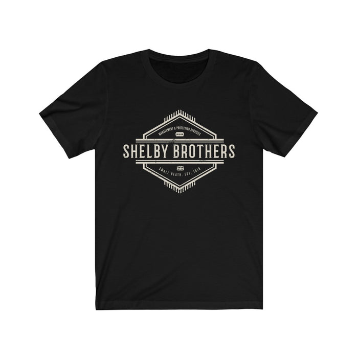 Shelby Brothers Management Unisex Jersey Short Sleeve Tee Black