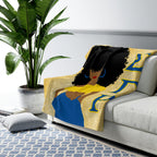 Sigma Gamma Rho Sherpa Blanket — Afrocentric Cozy Throw