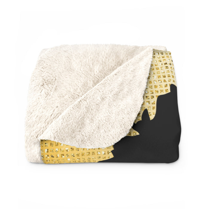 Sigma Gamma Rho Sherpa Blanket — Afrocentric Cozy Throw