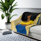Sigma Gamma Rho Sherpa Blanket — Afrocentric Cozy Throw