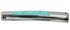 Southwestern Turquoise Inlay Pocket Knife, w/Bolsters