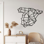 Spain Map Metal Wall Art - Decor available at Dekadron for $79.90