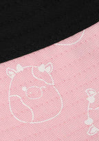 Bioworld Squishmallows Patty the Cow 3D Bucket Hat in pink purple — detail view 2