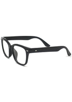 TopFoxx Stella Blue Light Glasses in black — side view