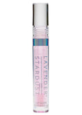 Lavender Stardust Strawberry Sparkle Cosmic Lip Gloss in light pink with shimmer on rave makeup lip gloss — front view