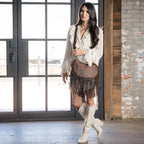 STS Ranchwear Baroness Fringe Nelly Crossbody Purse STS34937
