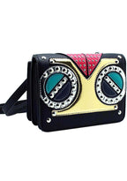 LASR Studded Owl Crossbody Bag — product view