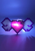 LASR Sweet Serenity Light Up Pendant Rave Kandi Bracelet — front view