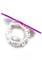 LASR Sweet Serenity Light Up Pendant Rave Kandi Bracelet — detail view