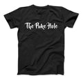 The Puke Hole Original White Print T-Shirt & Apparel Standard T Black