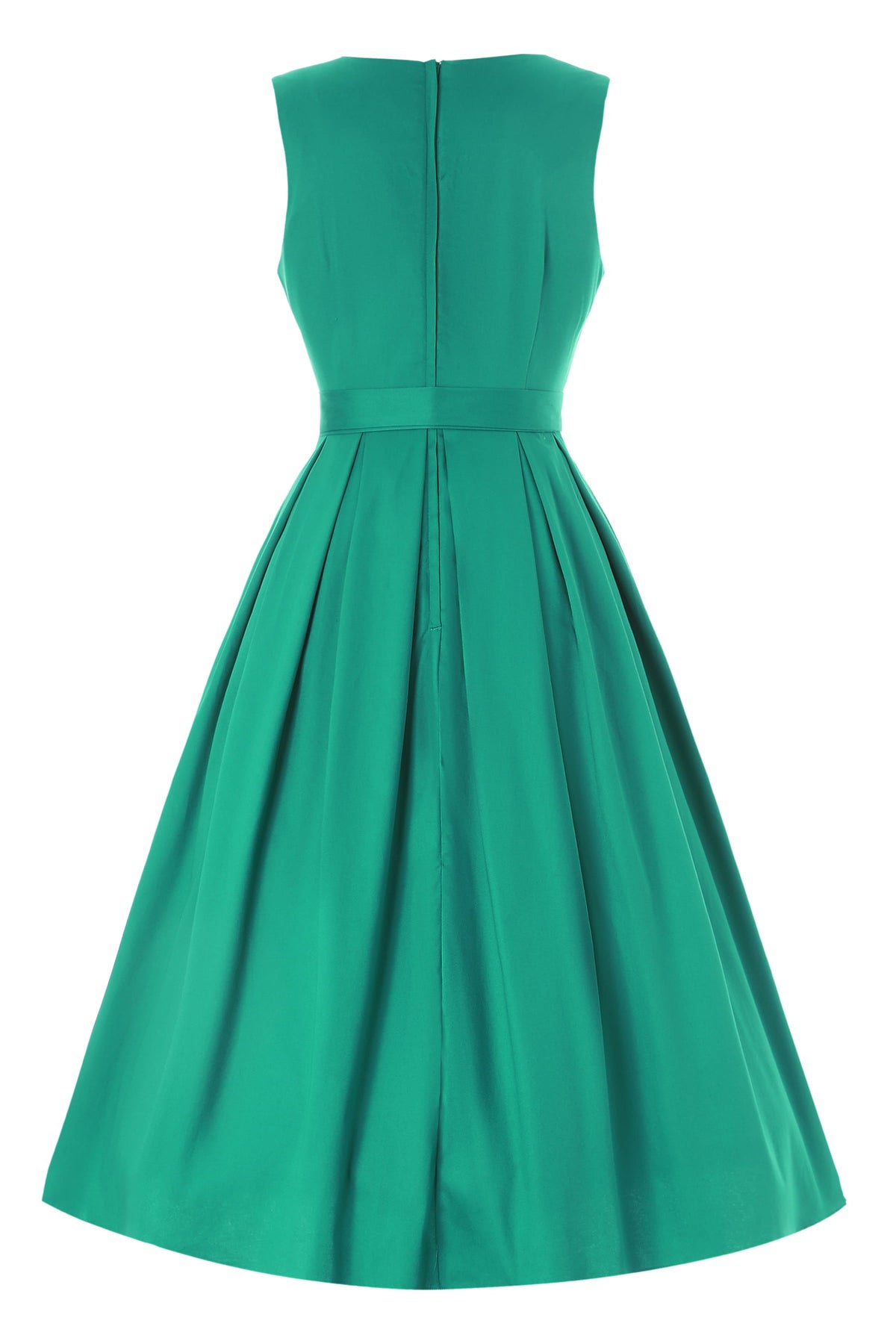 Helen Green Cotton Midi Dress