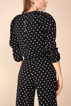 Top Claire Lunares N/B · Rivera ·