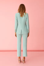 Traje Chaqueta Cornelia & Pantalon Alexandra Verde · Pretty in Pink ·